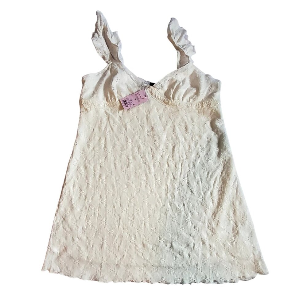 Wild Fable Womens Cream Lace Sleeveless Dress XL  Soft inner lining for comfort